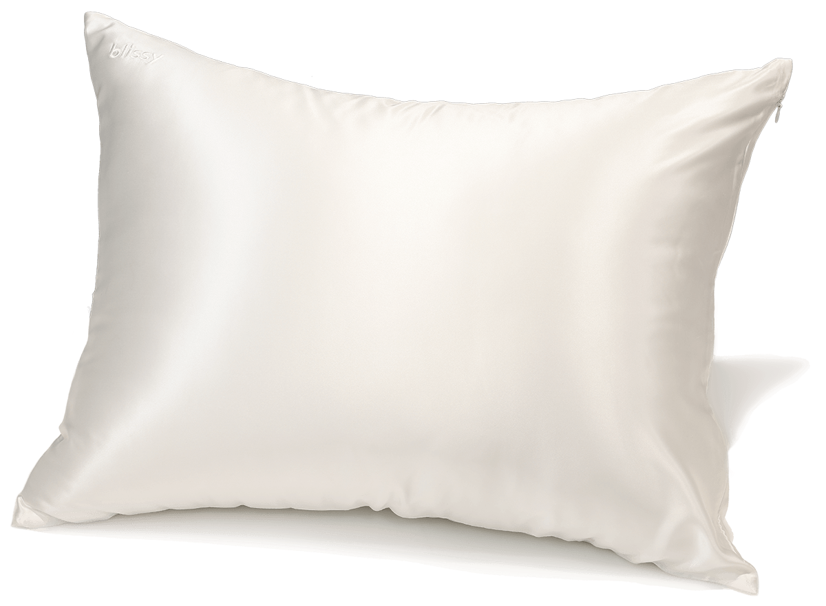 White Blissy silk pillowcase